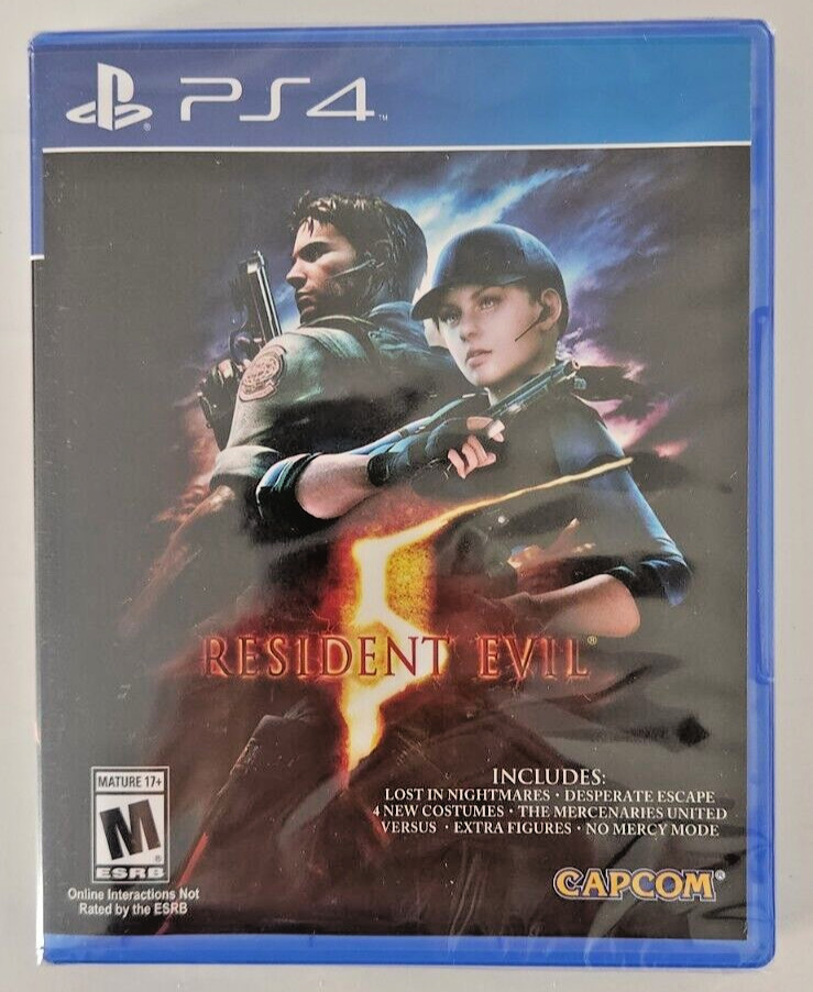 Resident Evil 5 PS4 Brand New Game Special (2016 Survival Horror)