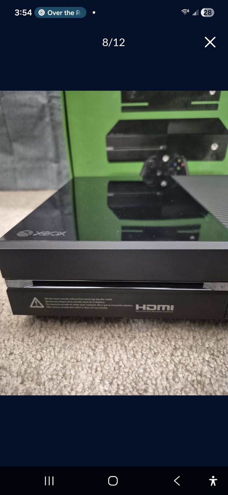 Microsoft Xbox One 1540 Black Console HDMI