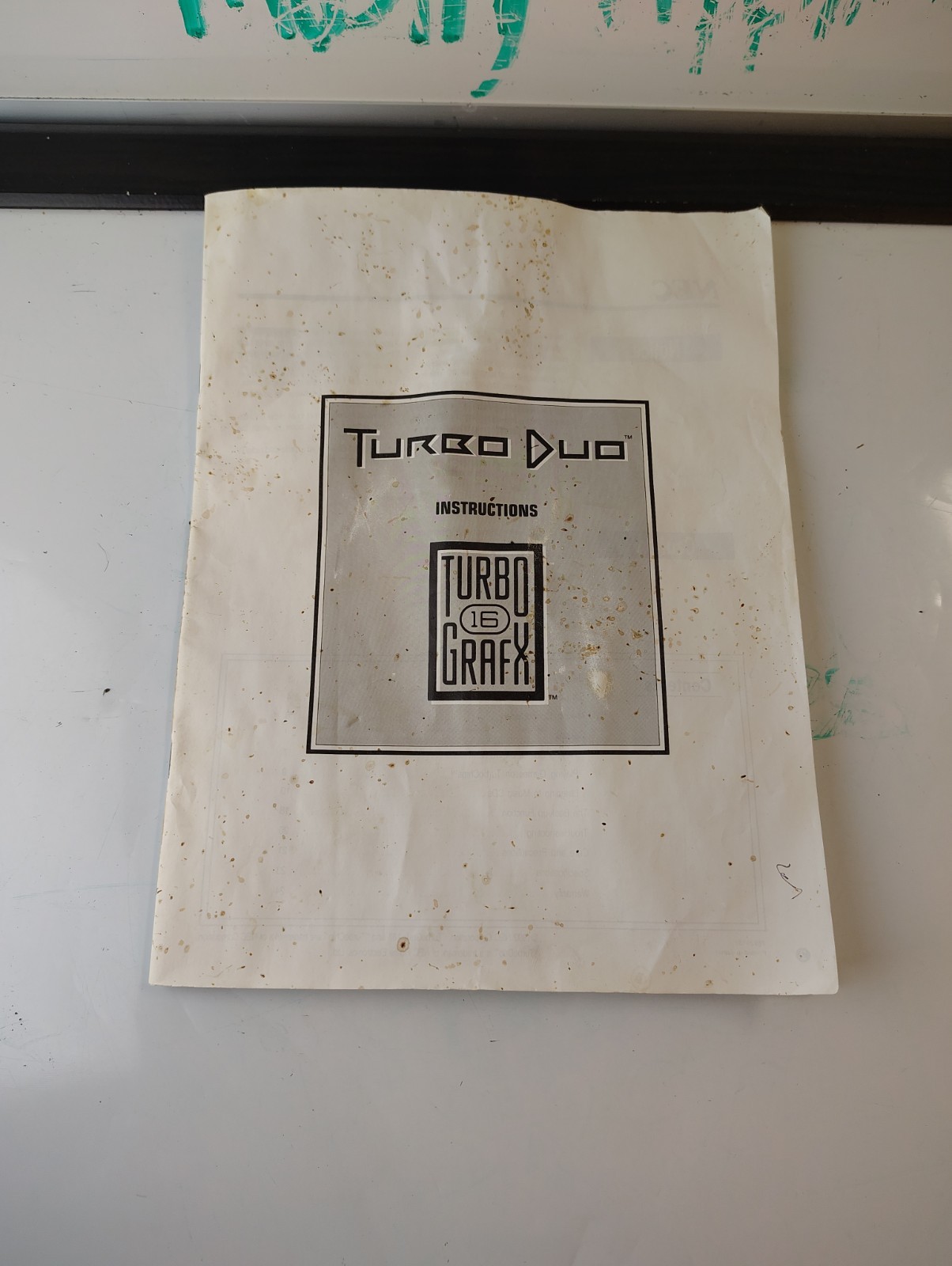 TurboGrafx-CD/TurboDuo Launch Edition Black Console w/ Ninja Spirit -No Charger