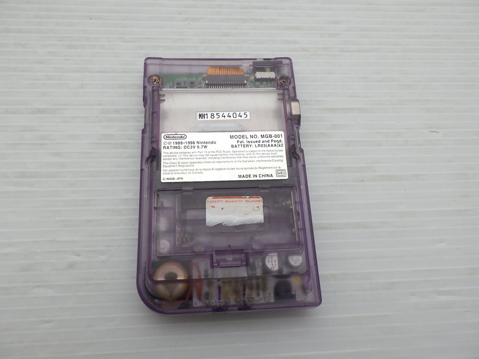 Game Boy Pocket Console (MGB-001 / Clear Purple) GameBoy JP GAME. 9000025439893