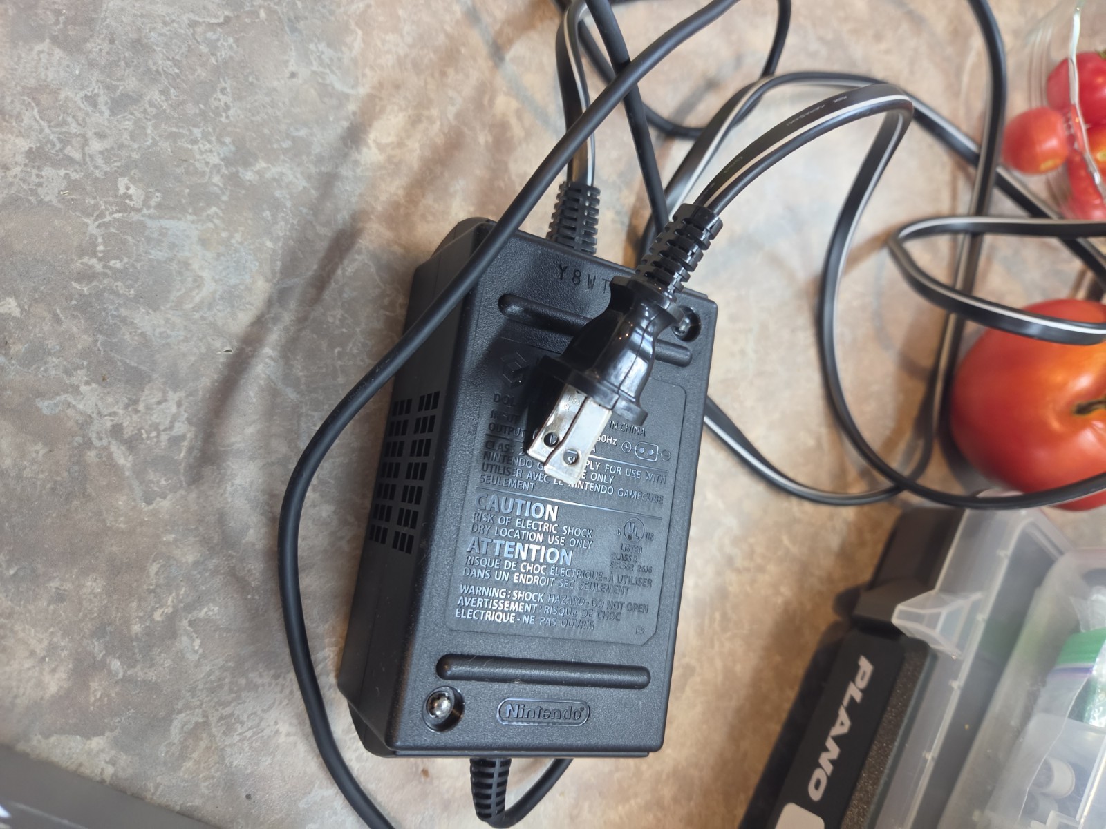 Nintendo GameCube Console Silver DOL-001 with Cords and Controller, Tested Works