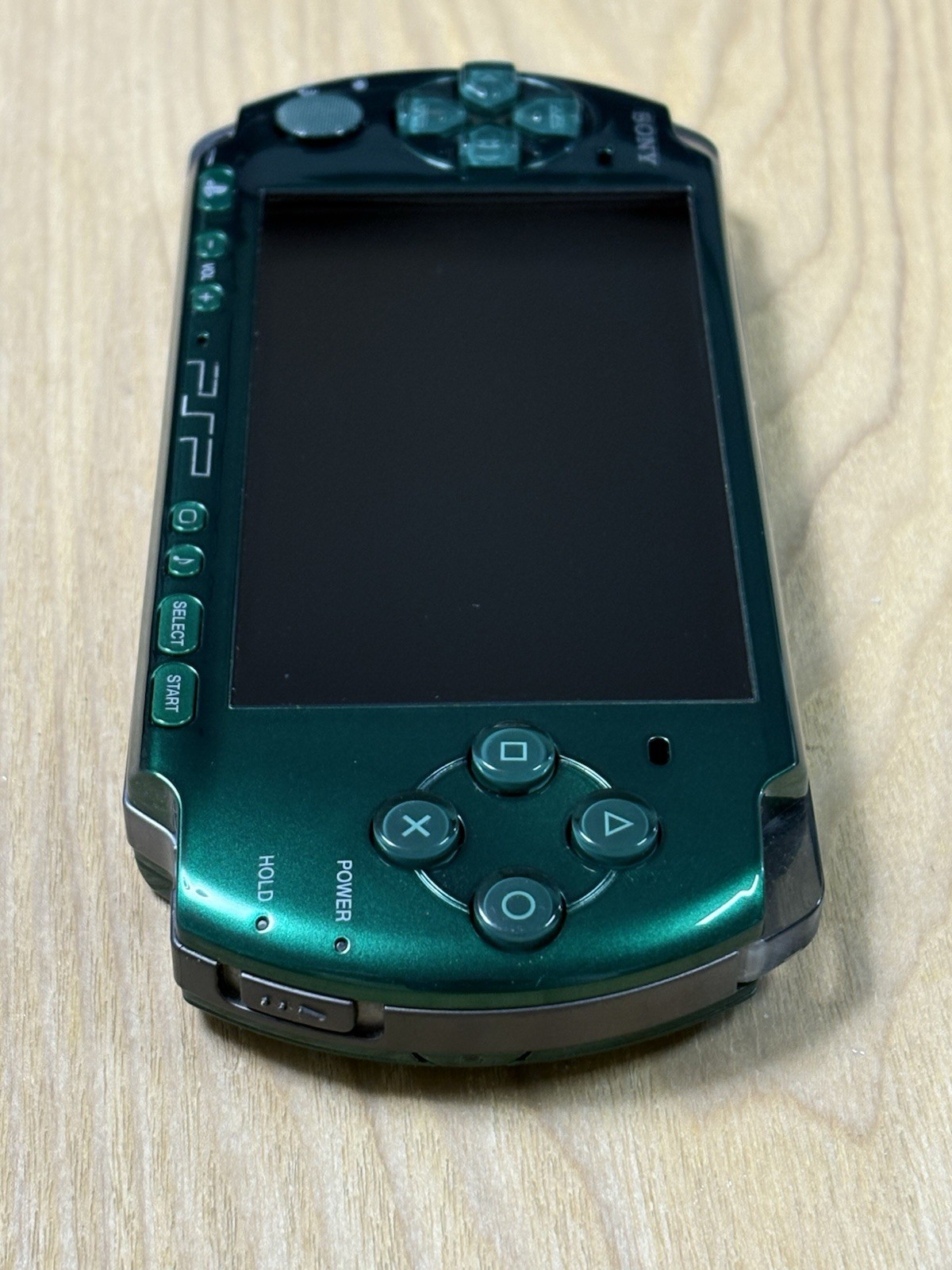 PSP 3000 Spirited Green Console Boxed Complete Tested Working