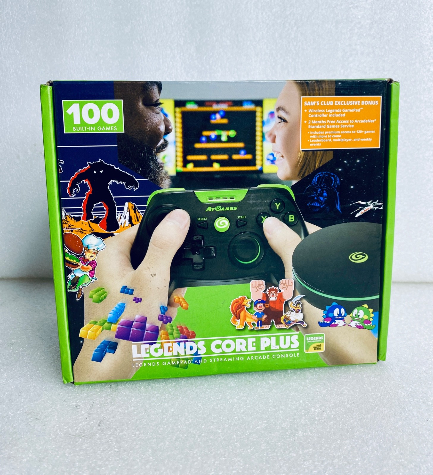 Open Box Legends Core Plus Game Pad&Streaming Console W/ 100 Built-In Games