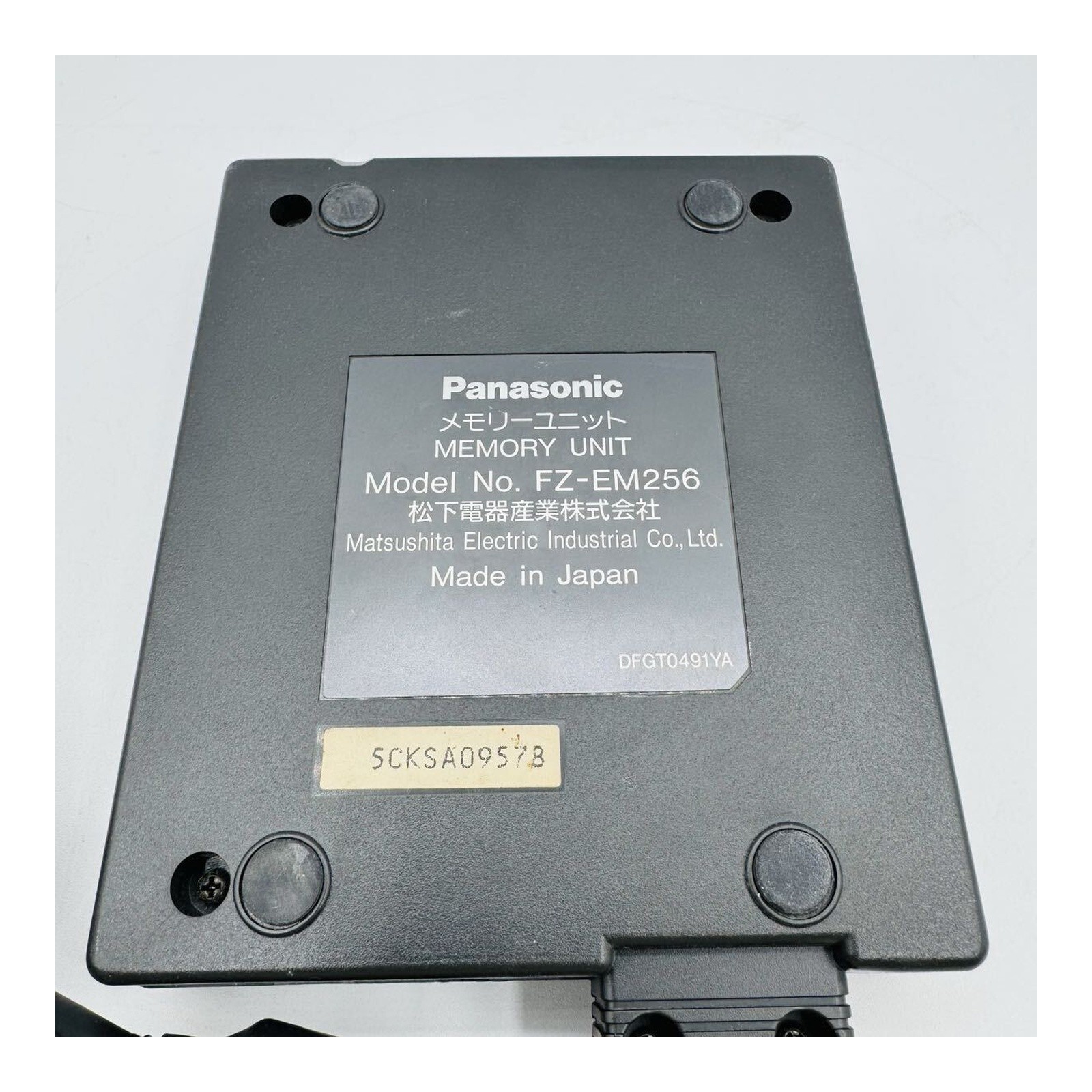 Panasonic 3DO FZ-EM256 External Memory Unit Backup Save Storage Adapter Used