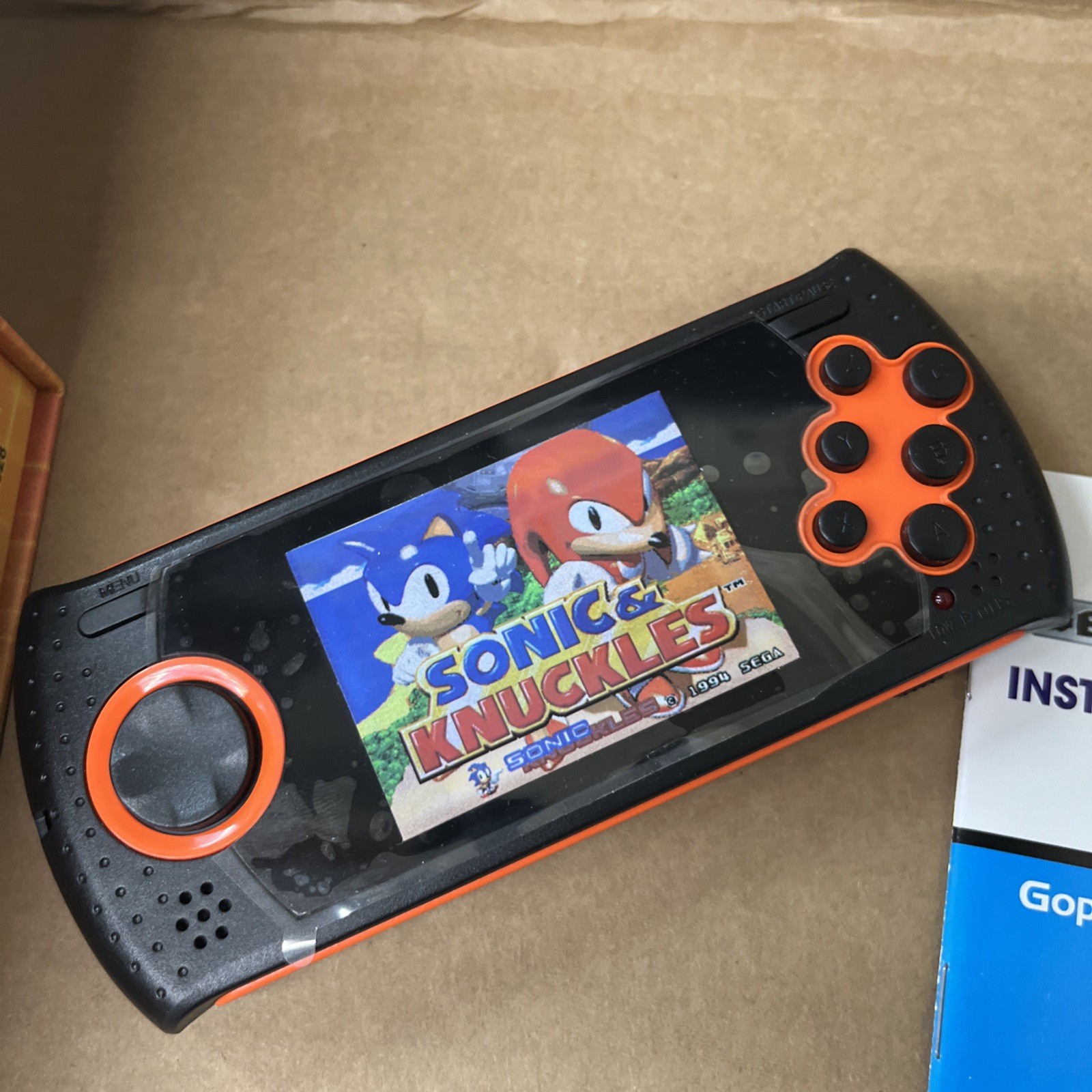 AT Games Sonic Portable Player 2.8” Color LCD Display 20 Games – New, Rare Item!