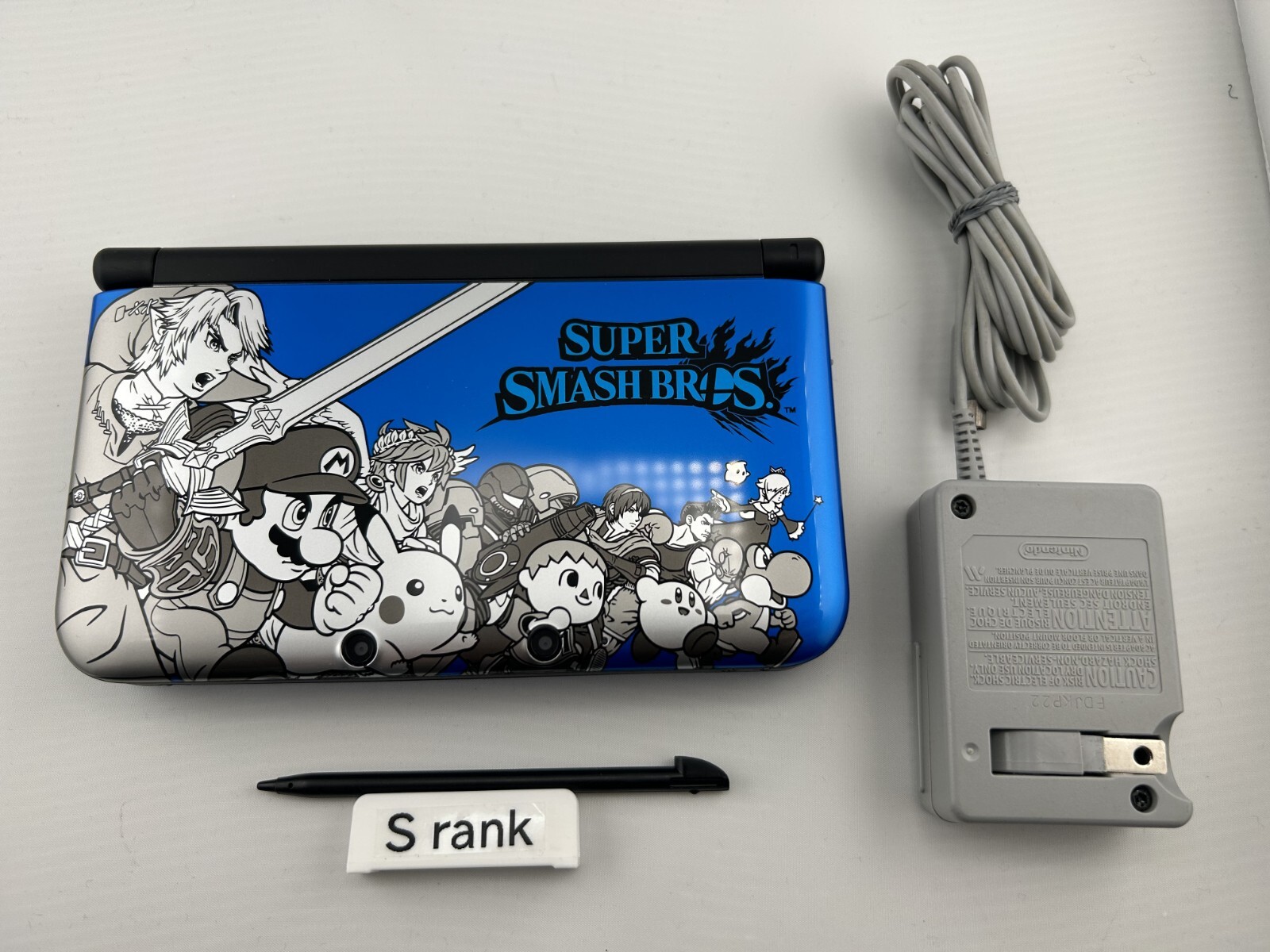 [S-rank] Nintendo 3DS LL Super Smash Bros with Charger/Stylus Region is Japan
