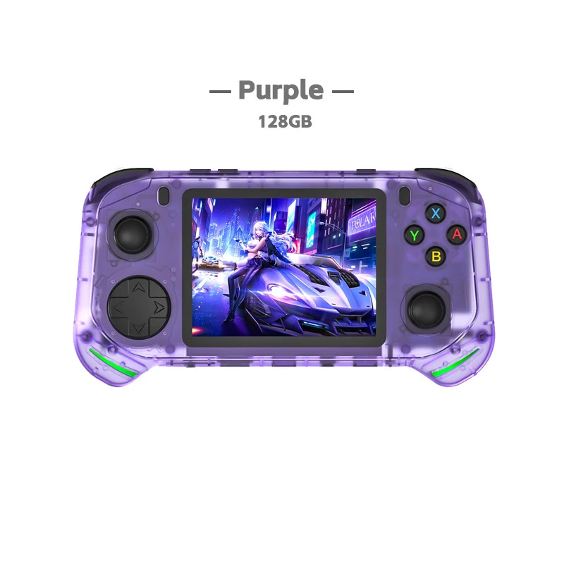 RX6H Retro Handheld Game Console Linux System 3.5 Inch IPS Screen Portable Pocke