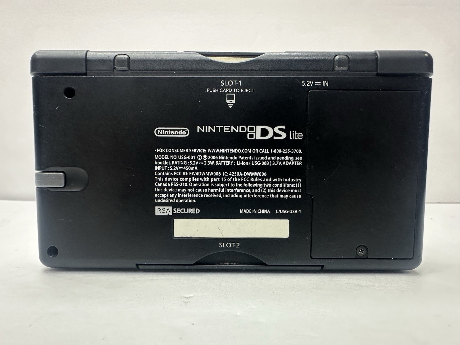Nintendo DS Lite Console Crimson Red With 4 Games Tested