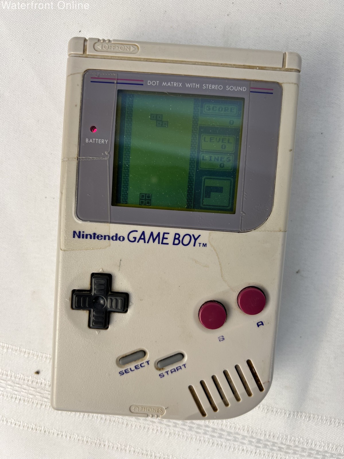 Nintendo Game Boy DMG-01 Gray Good Condition + Tetris, Tested and Working