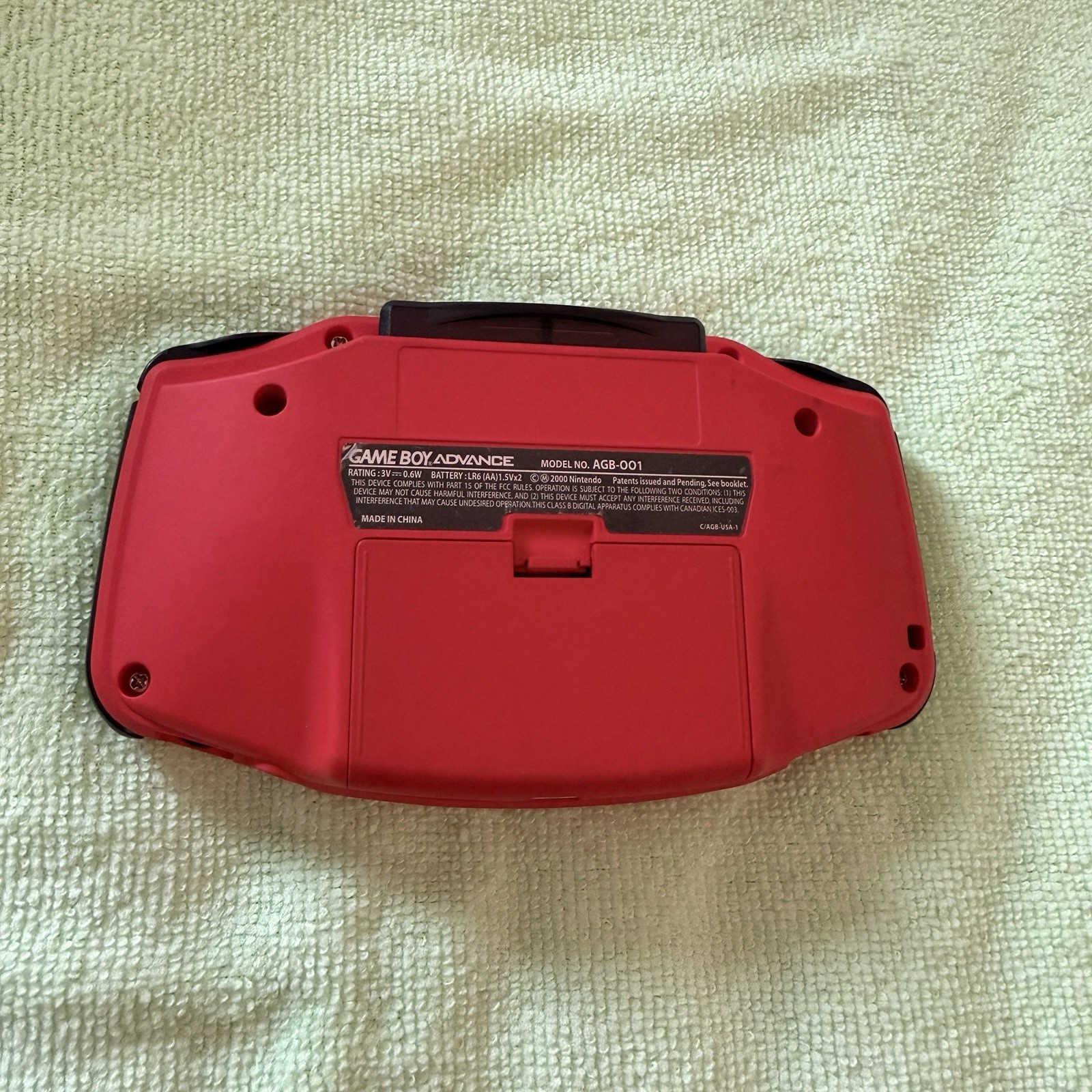 Modded GameBoy Advance with Custom Shell and Bronze Buttons and New Screen IPS