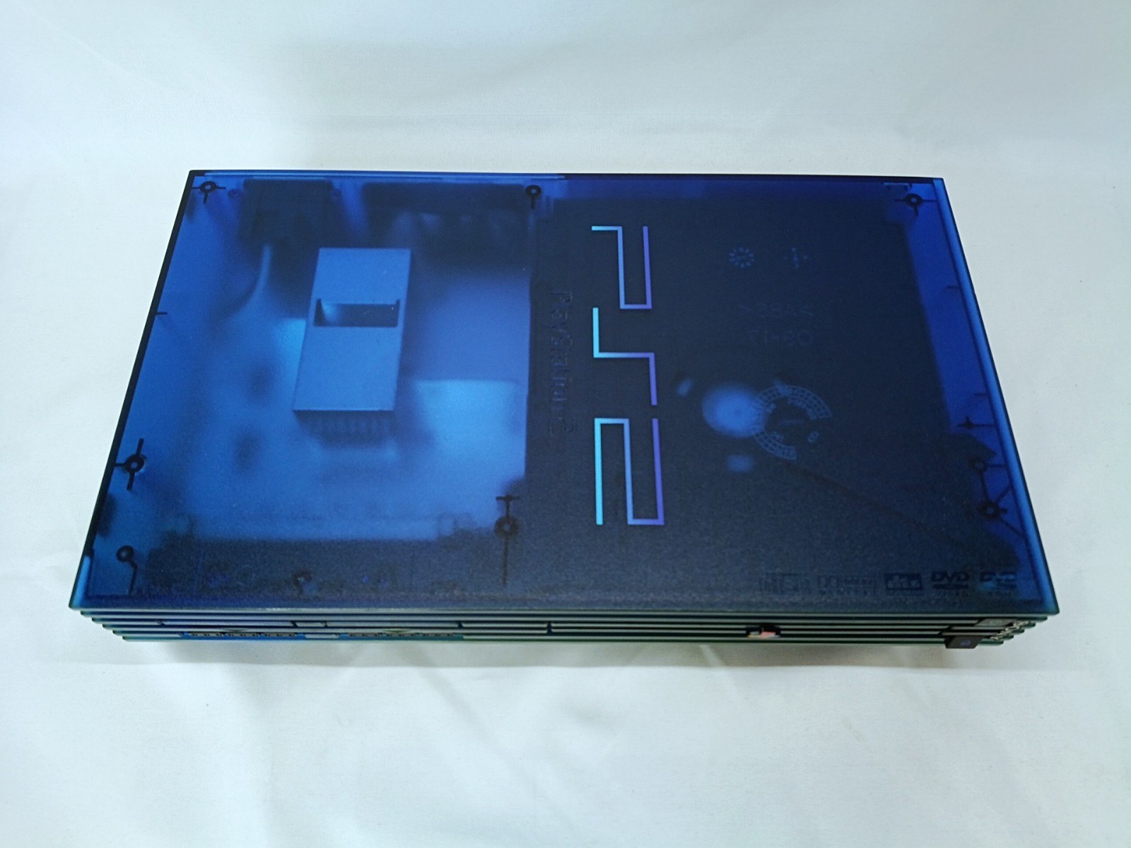 PS2 Ocean Blue Game Console Box set Playstation2 NTSC-J Japan Tested