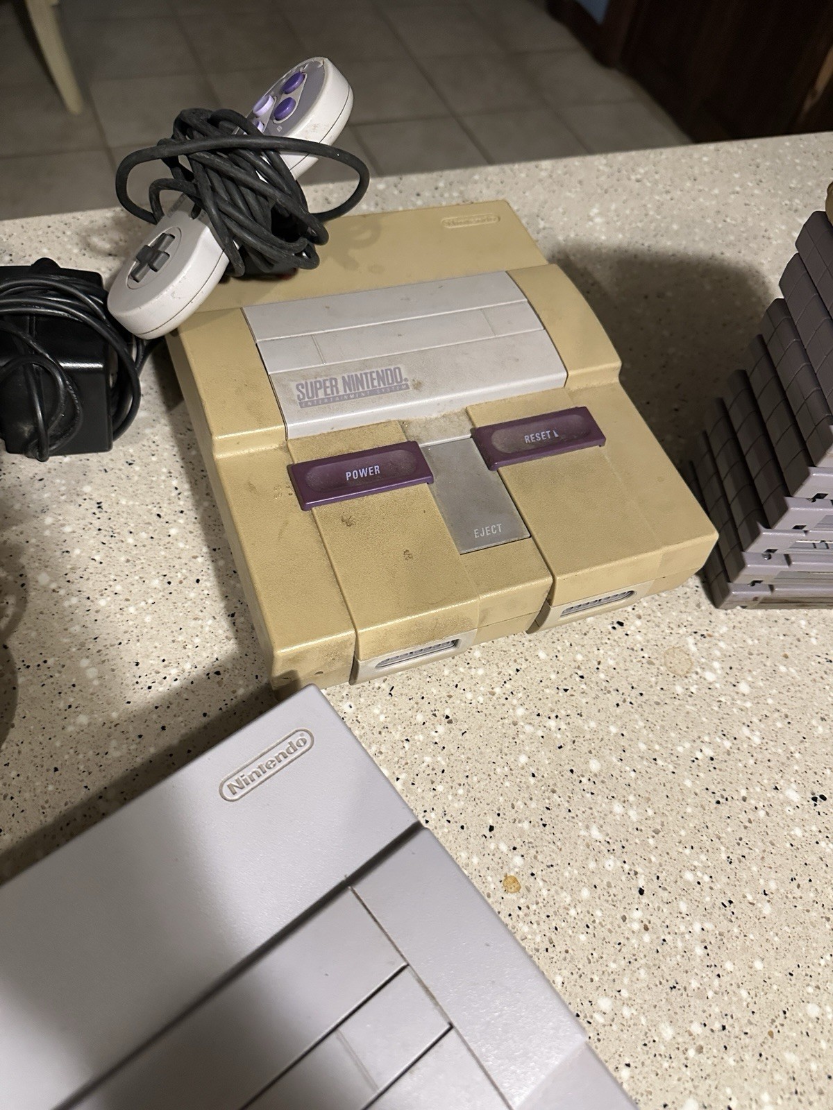 Super Nintendo SNES Bundle Two Consoles 3 Controllers & 9 Games Tested