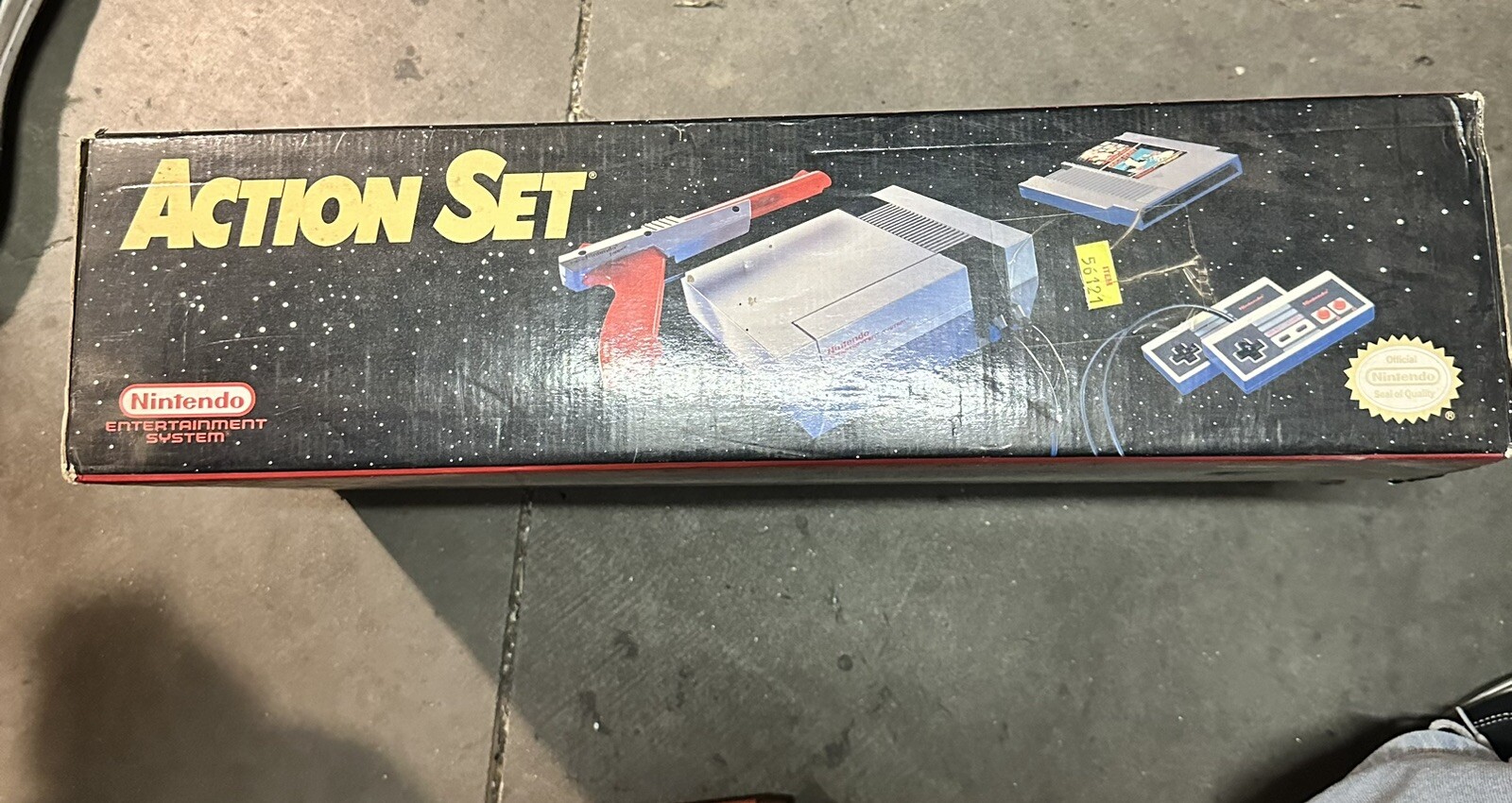 Nintendo NES Action Set Orange Zapper Console Video Game System Complete in Box