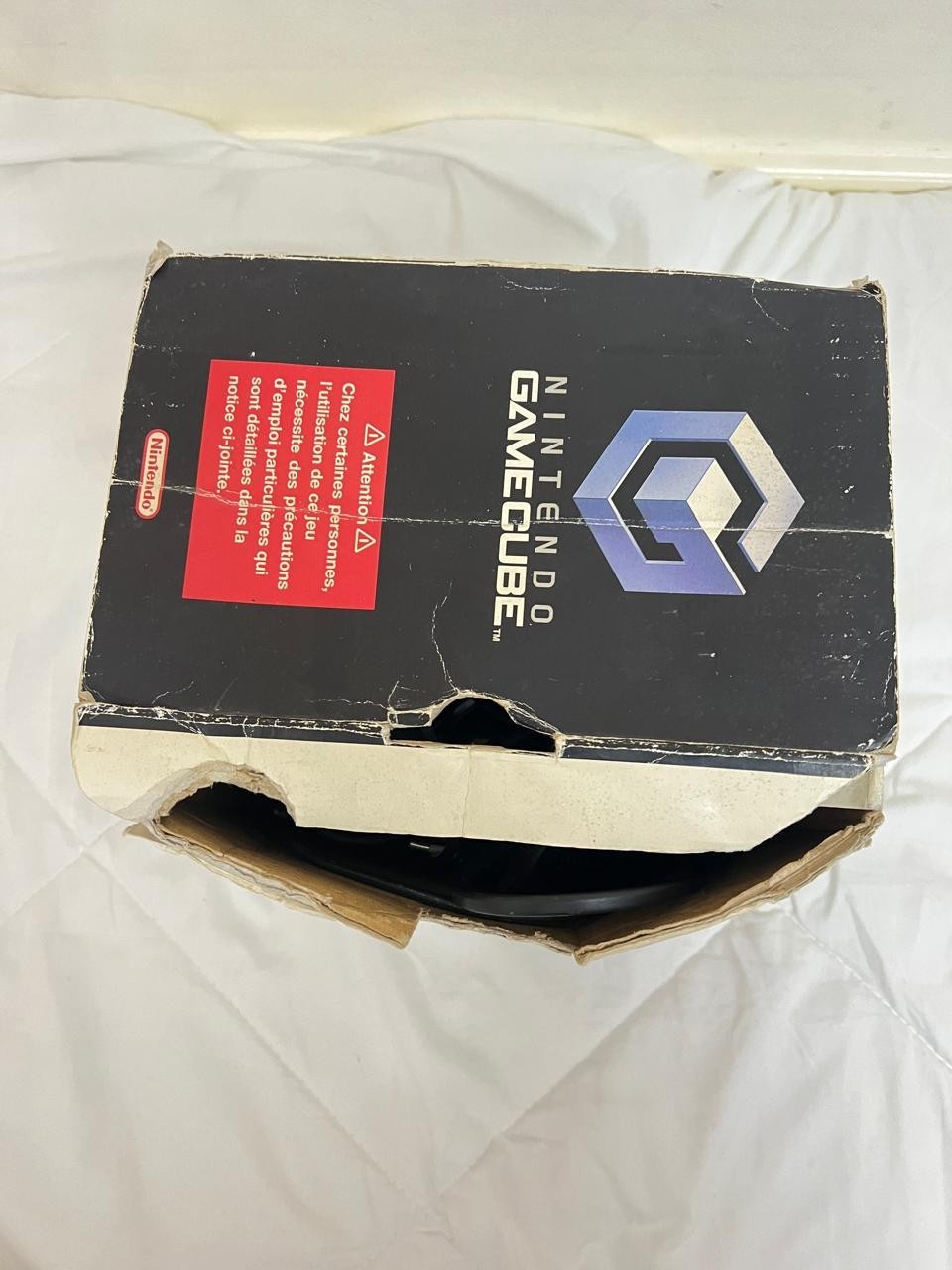 Nintendo GameCube Console Bundle With Box Black Working / Purple For Parts