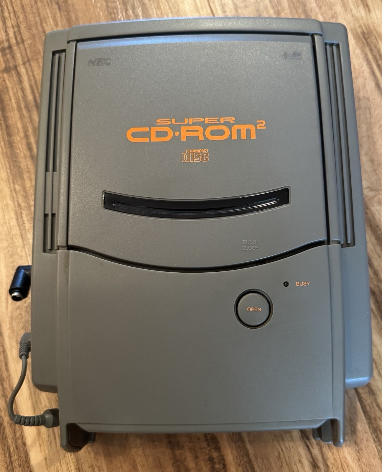 PC Engine SUPER CD ROM 2 ONLY PI-CD1 AS-IS FOR PARTS NEC NTSC-J Import US Seller