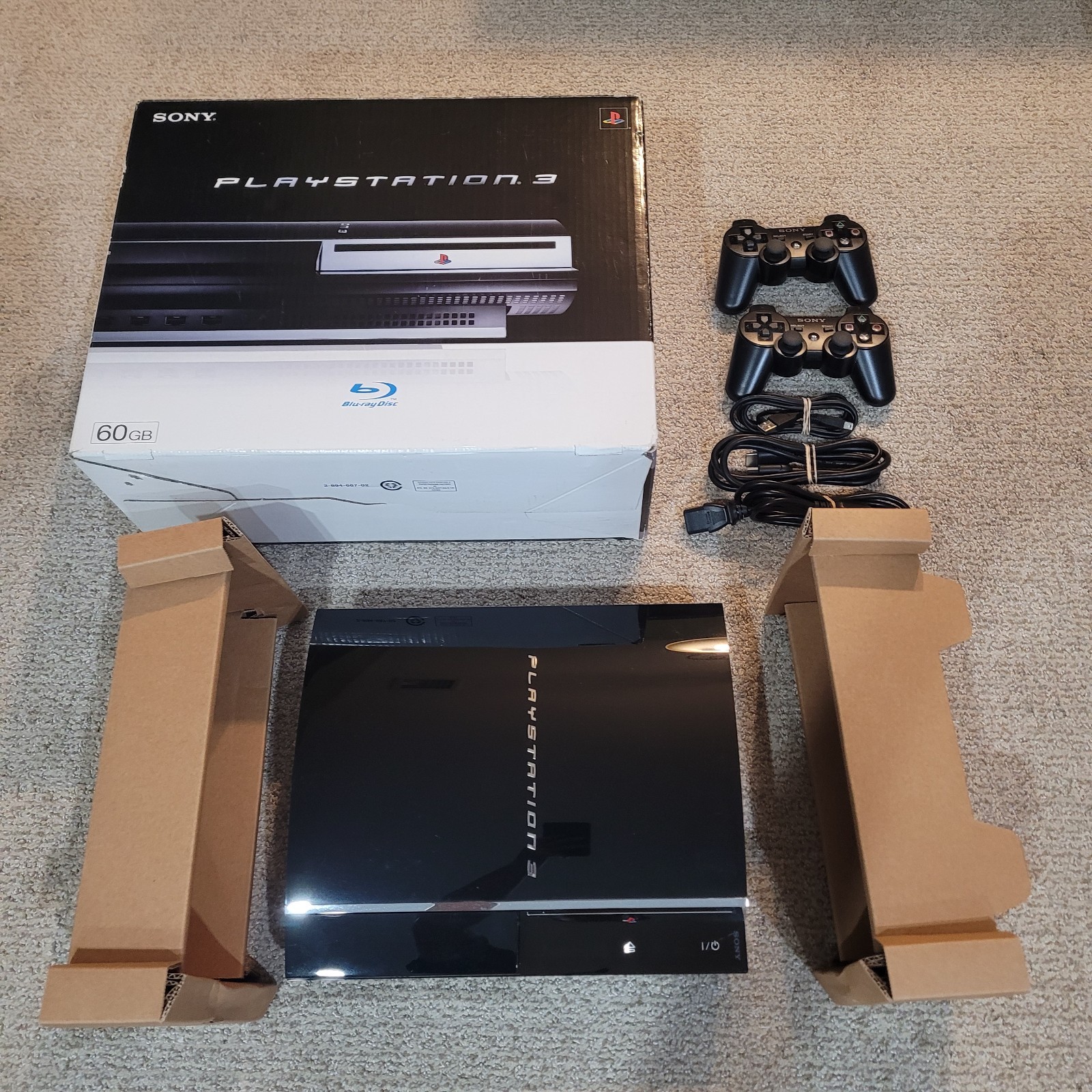 Sony PlayStation 3PS3 CECHA01 60GB Piano Console – Black