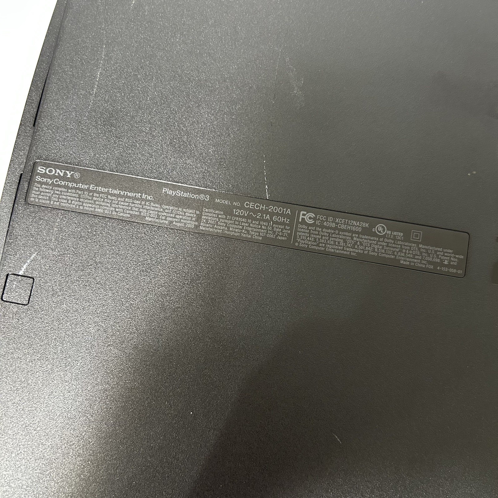 PlayStation 3 PS3 Slim Console Bundle, Fully Tested, with controller and cables