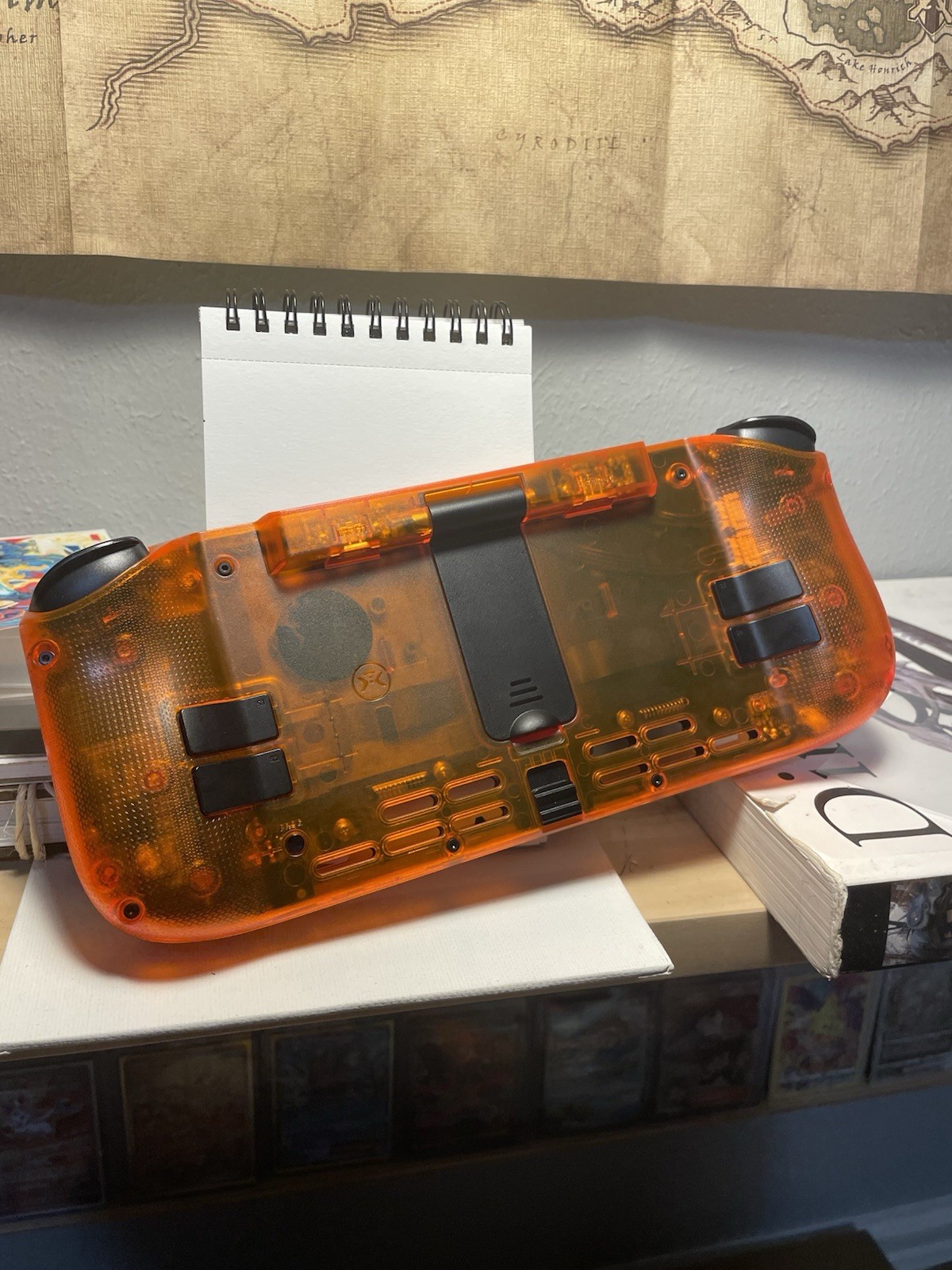 CRKD Nitro Deck Orange Zest Clear Shell for Nintendo Switch 1