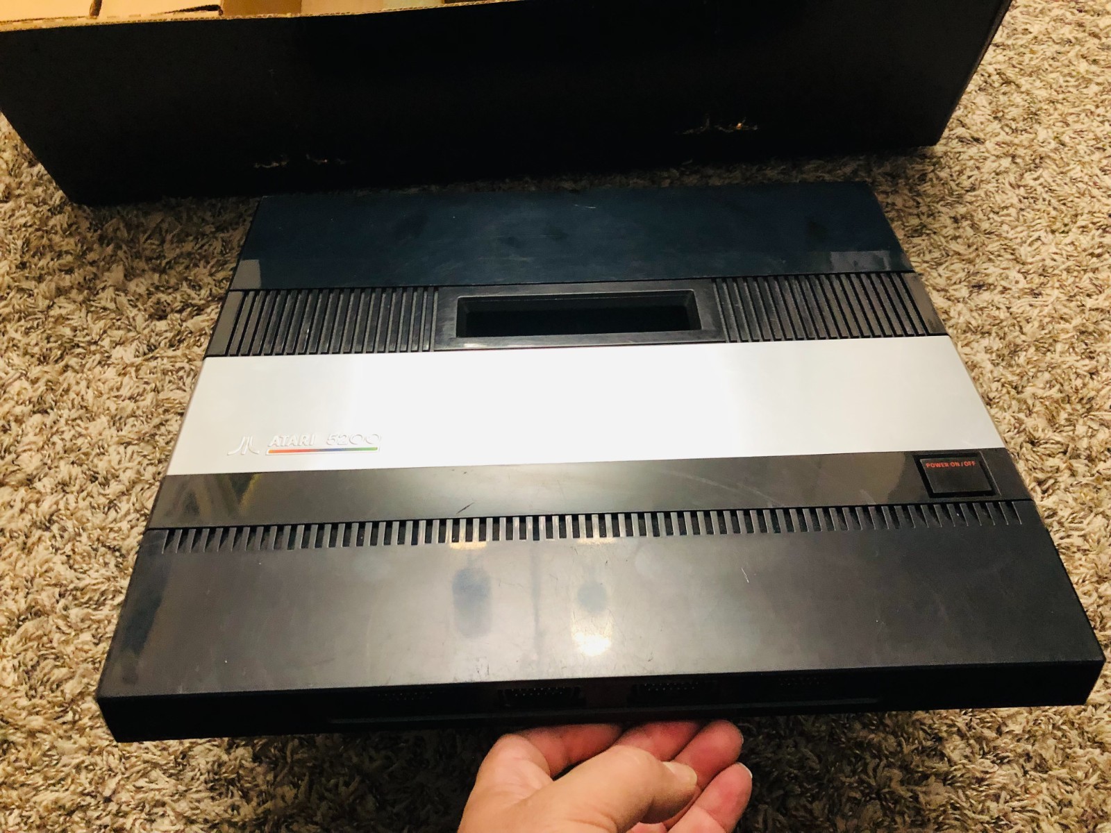 Atari 5200 4 ports Complete CIB W/ 2 Reconditioned Controllers Fully Tested