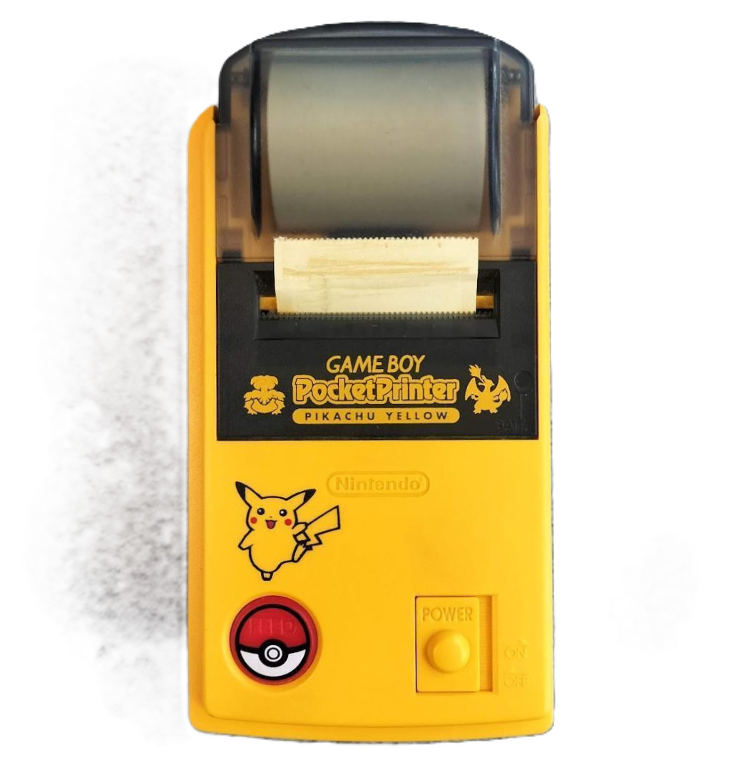 Nintendo GameBoy Pocket Printer Pikachu MGB-007 Yellow Version