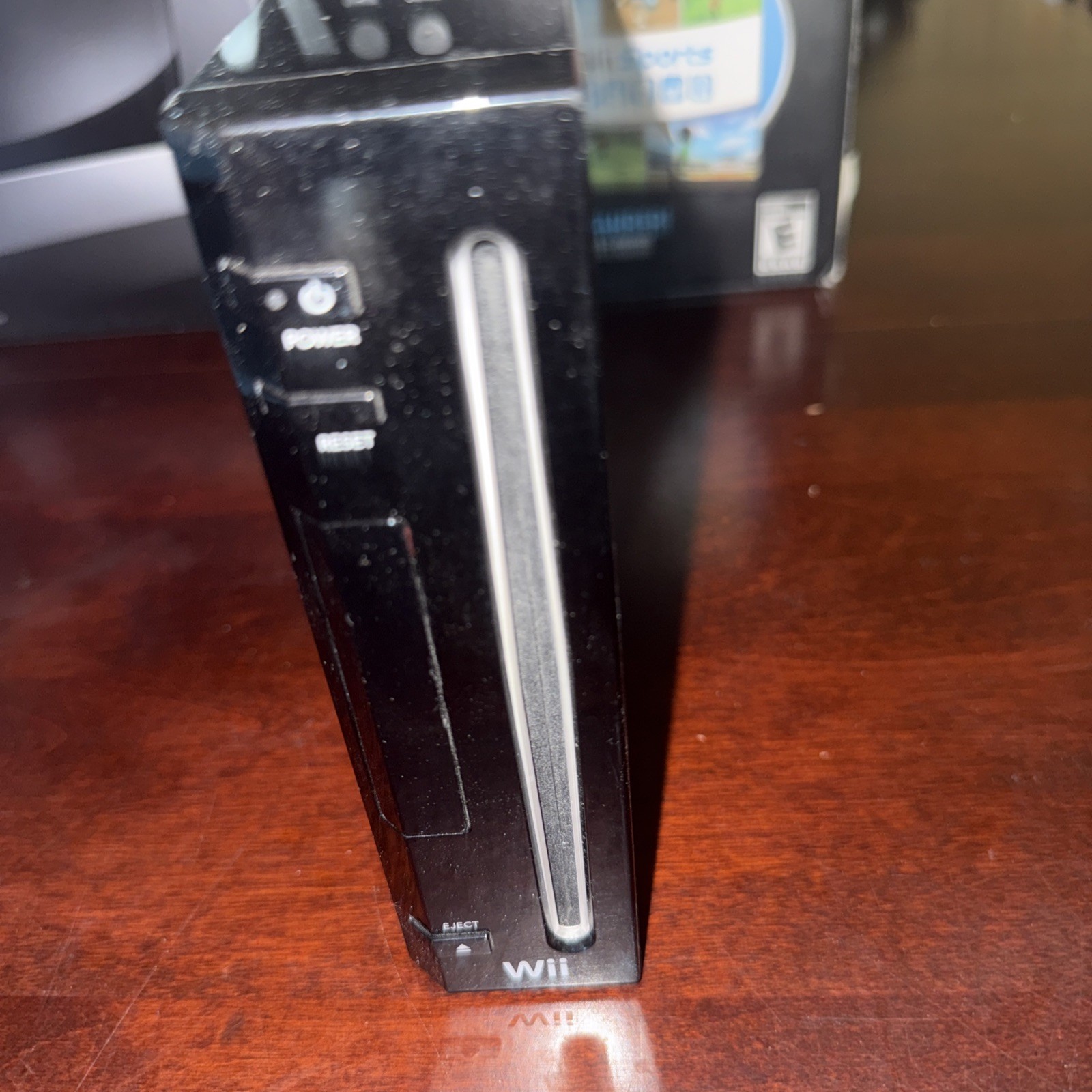 Nintendo Wii With Wii Sports + Wii Sports Resort Black Console System Bundle