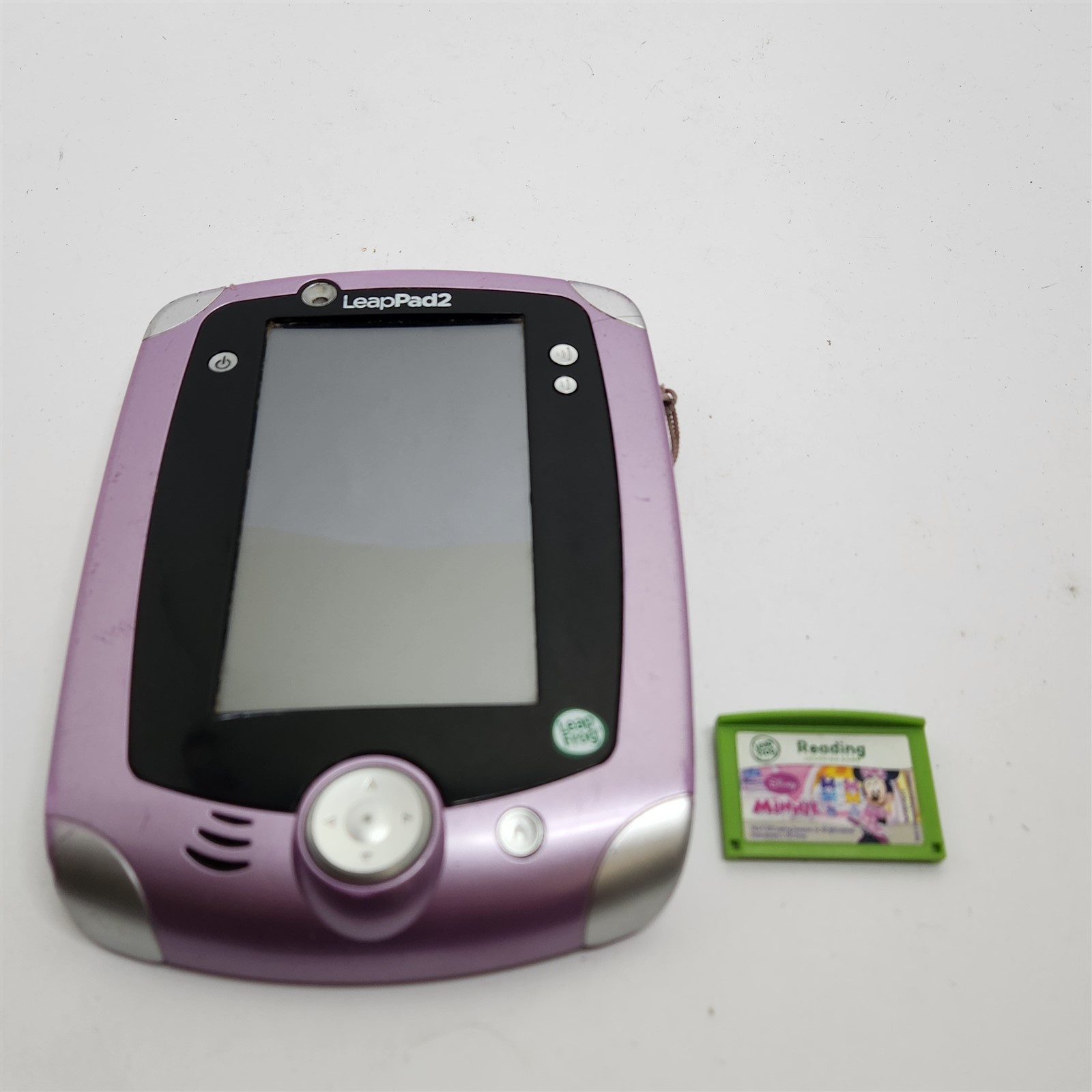 Leap Frog LeapPad 2 Learning System Purple Console & Minnie Game Leap Pad