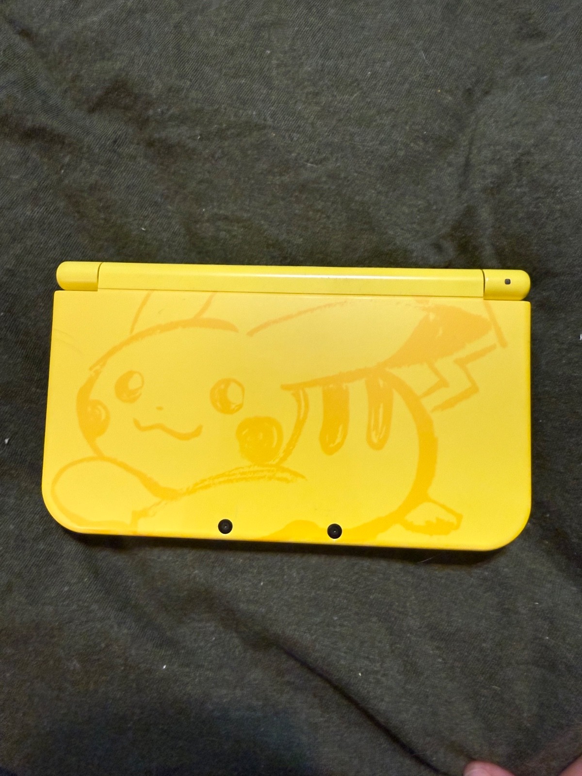 Nintendo 3DS XL Pikachu Edition USED no box, comes with charger