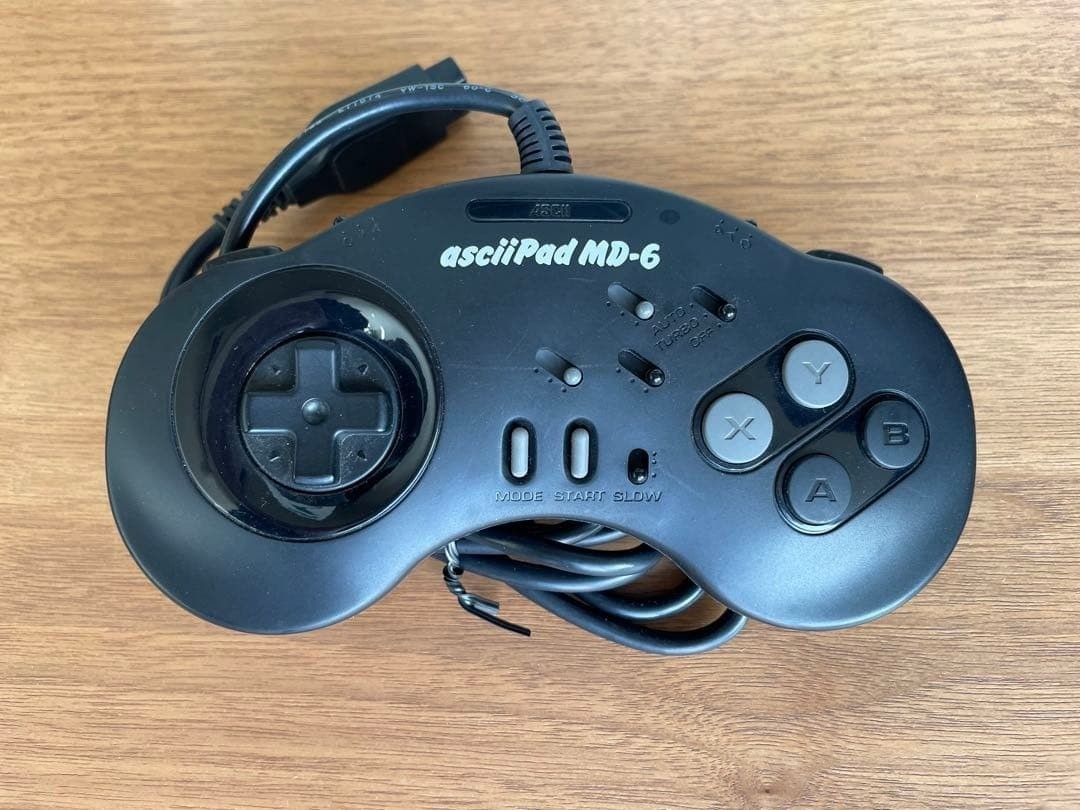 SEGA Mega Drive & Mega CD2 Console Set Black USED Japan Free Shipping Very Good