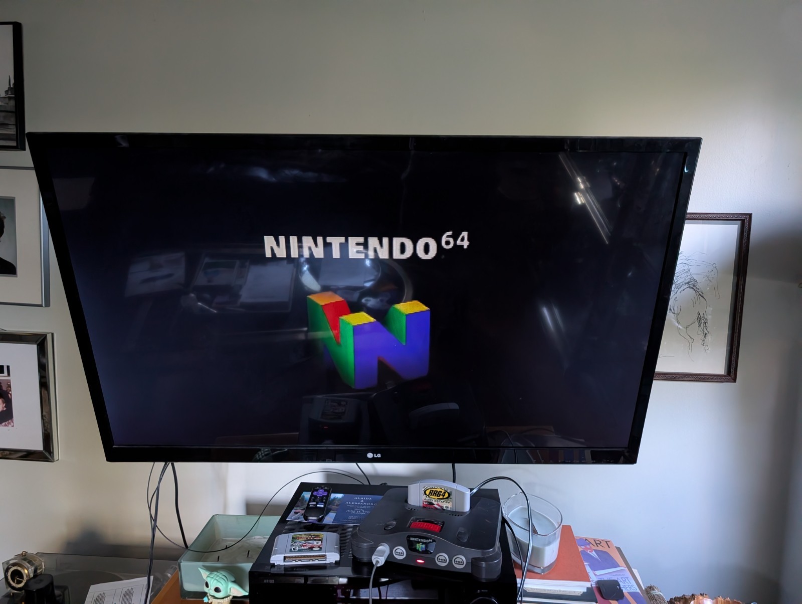 Working Nintendo 64 Console-3 Games-2 Controllers-Game Box-Memory Expansion Pak