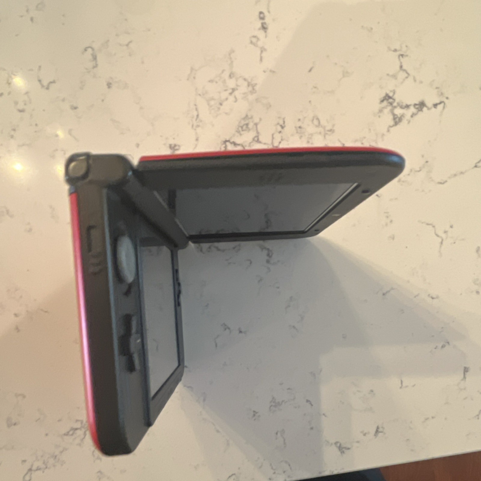 Nintendo 3DS LL Red Black Handheld Wi-Fi Capability Audio Jack