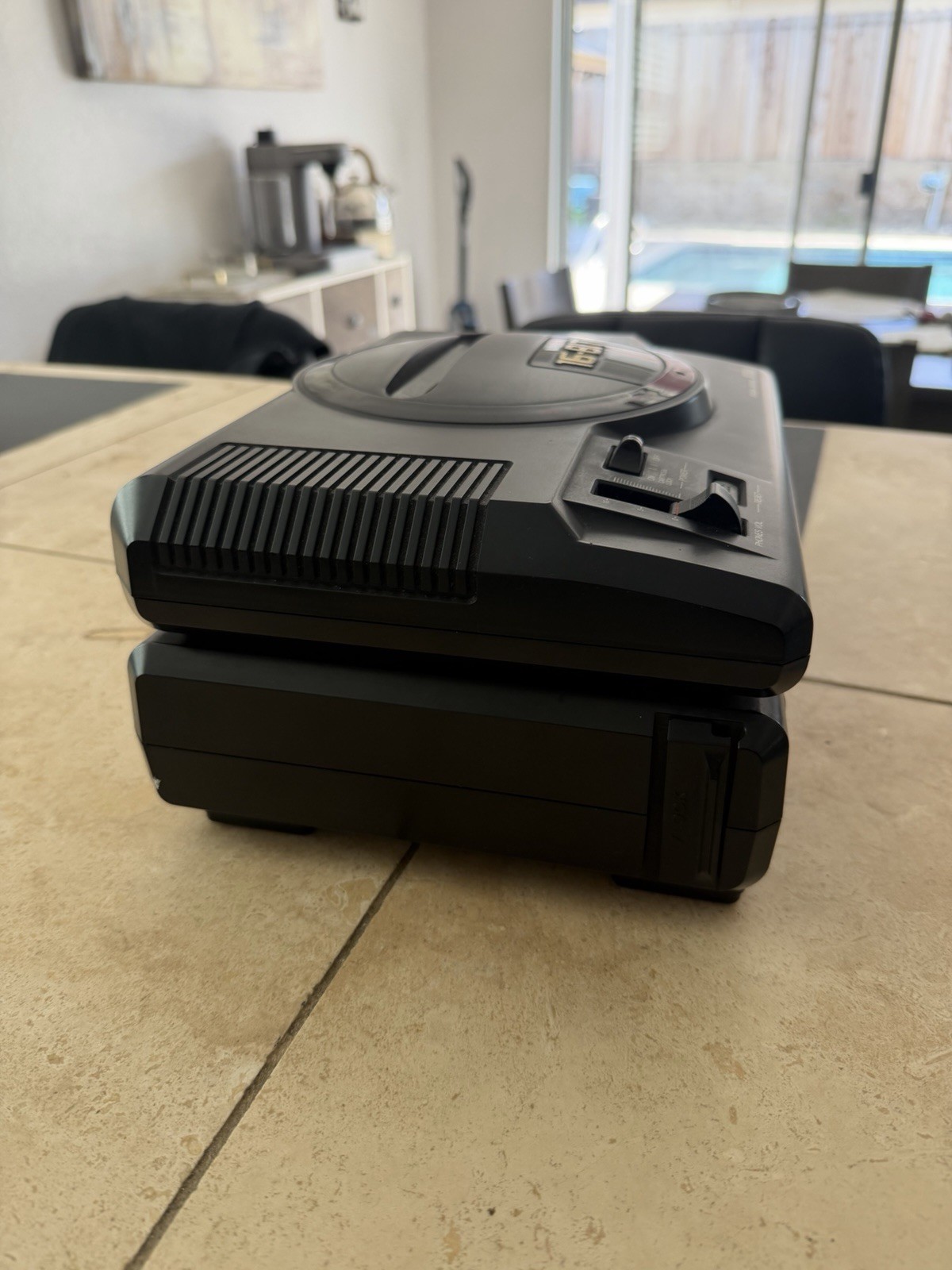 MEGA CD Console SEGA Genesis System Color Black Partially Works