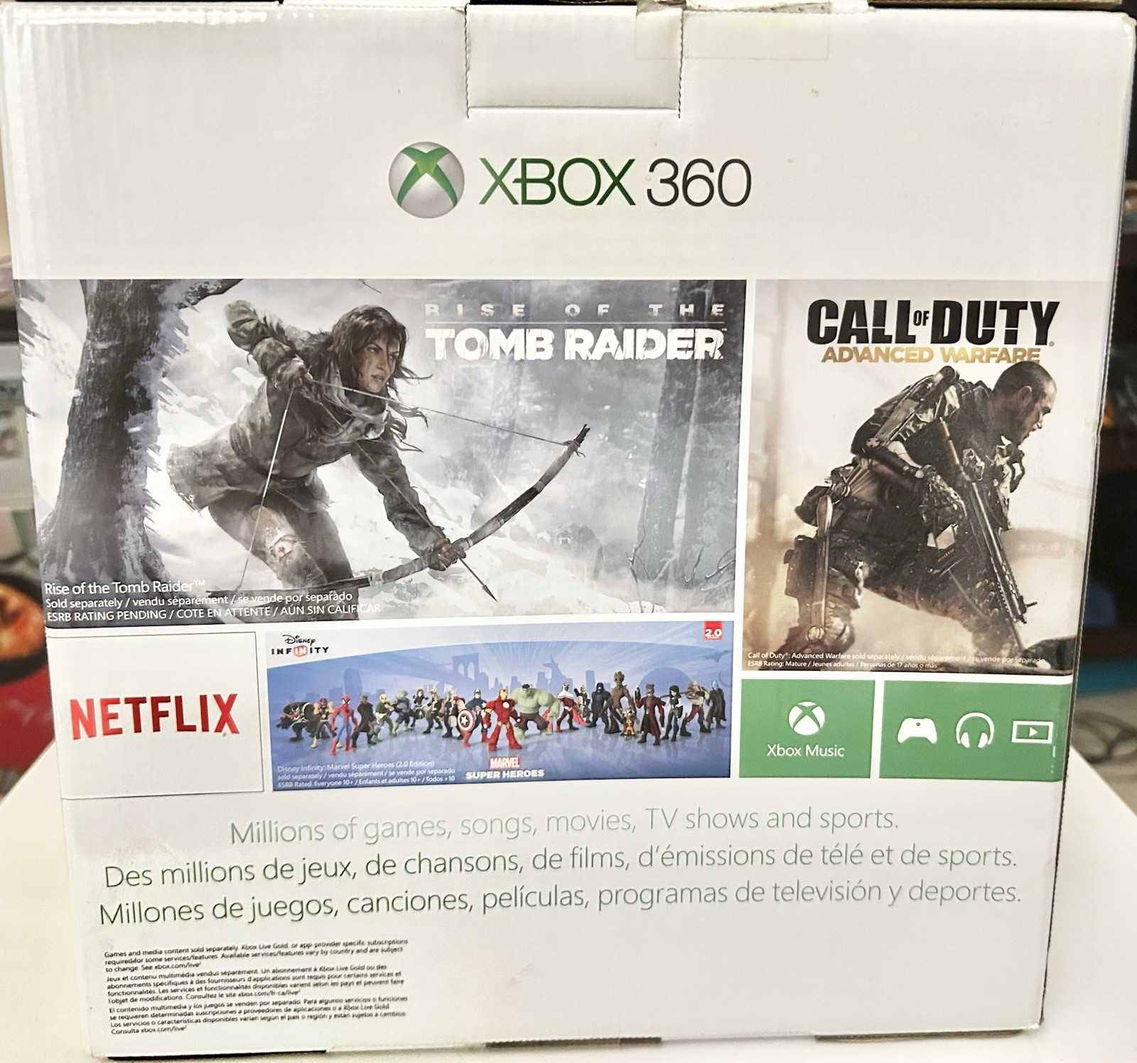 Microsoft Xbox 360 500GB Console with Controller HDMI Wi-Fi – NO GAME