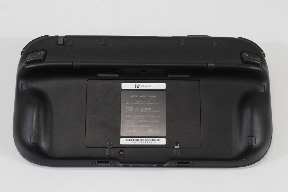 Nintendo Wii U Black Console 32GB AC Gamepad Stand & Charger NTSC-J Japan TESTED
