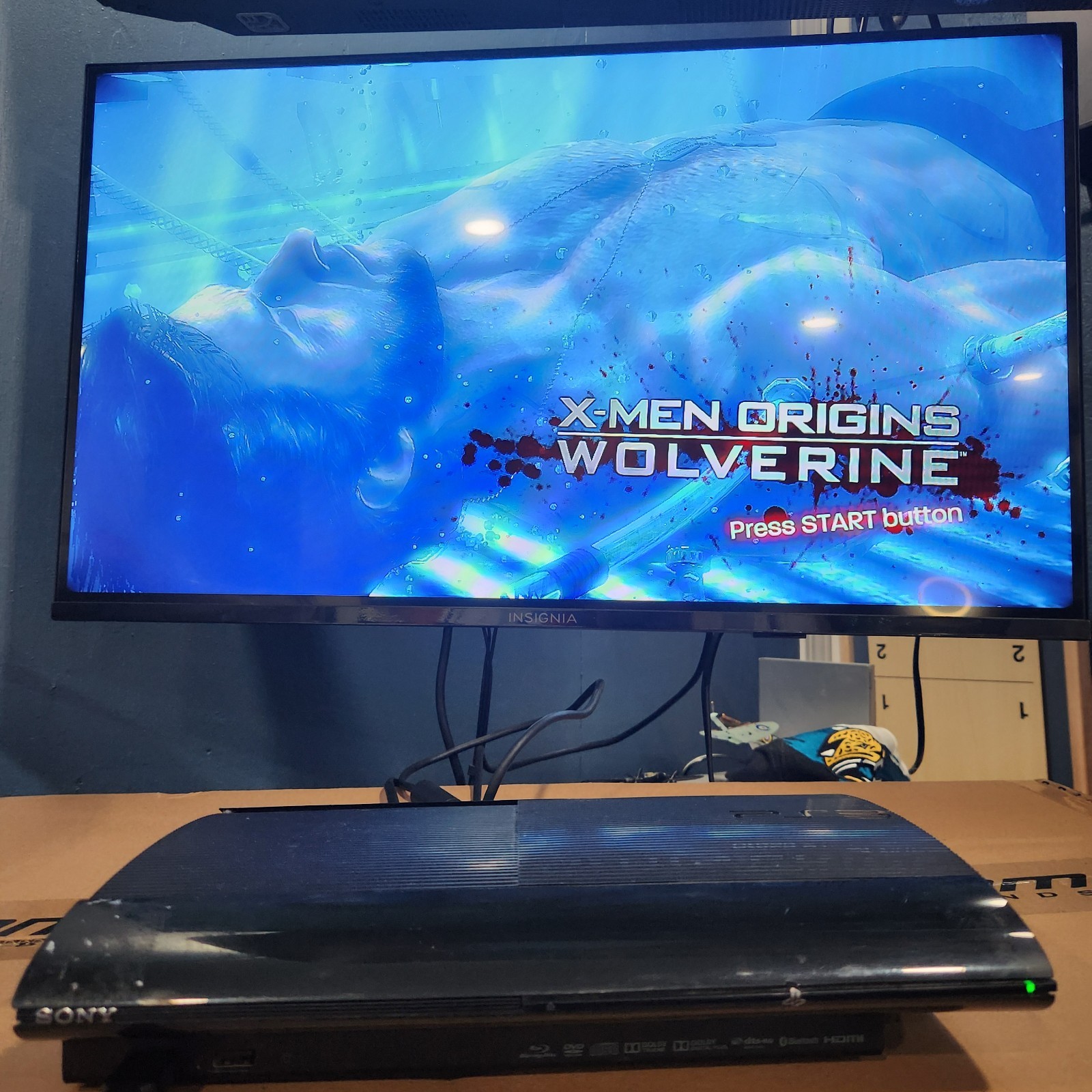 Sony PS3 Super Slim 500GB Console w/Controller Blue CECH-4201C