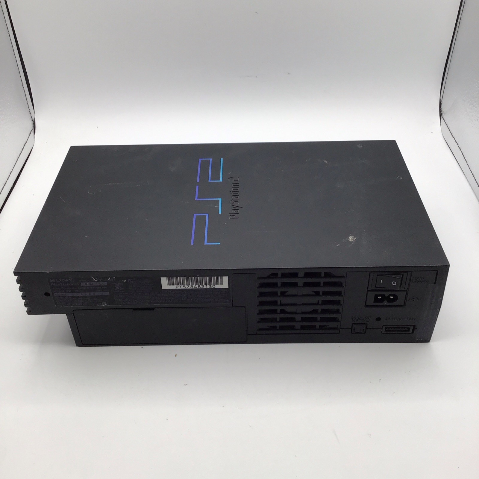 Sony PlayStation 2 PS2 Console Black SCPH-39001 w/ Controller & AV Cable Used