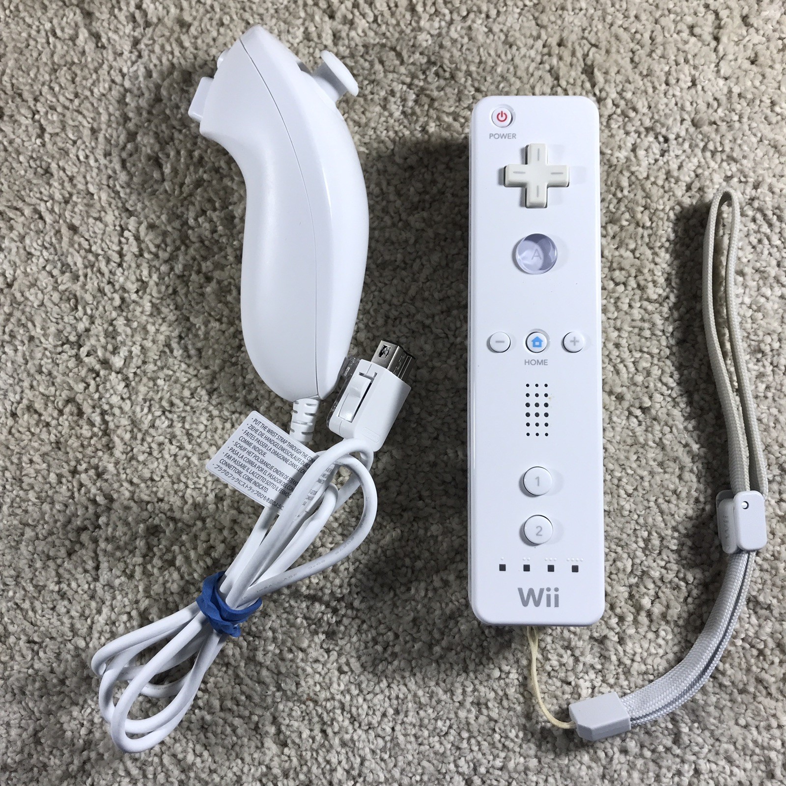 Nintendo Wii White Console w/ Controller, 6 Games, Cables Tested/Works
