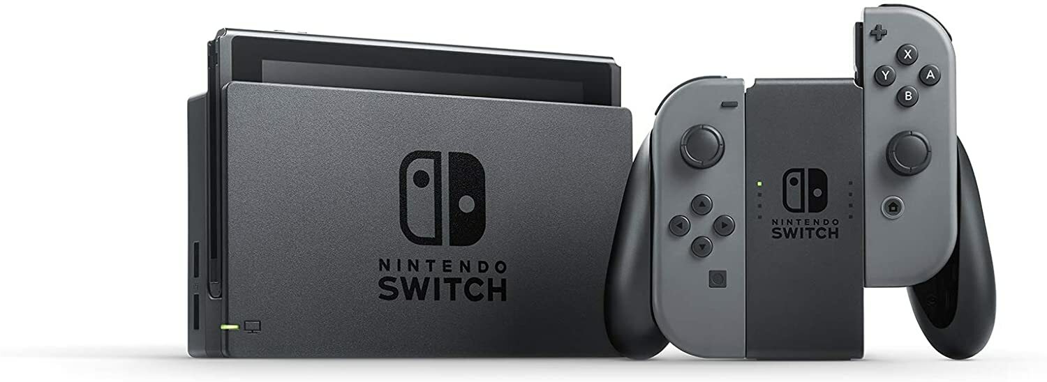 🔥 NEW Nintendo Switch Console w/ Gray Joy Cons 32GB V2 🔥 Mint Fast Shipping