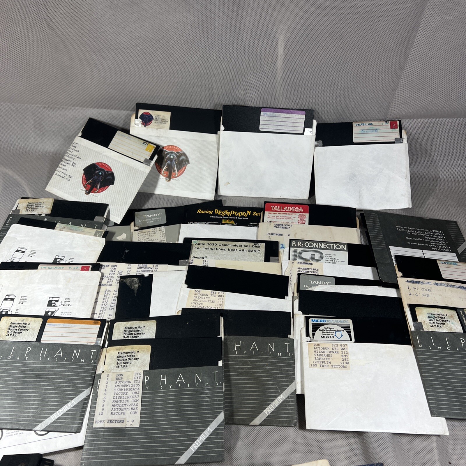 Atari 1050, 130 XE, 1030 Computer, Controllers, Games, Cords, & Manuals