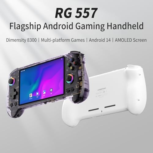 Anbernic RG557 AMOLED Handheld Android 14