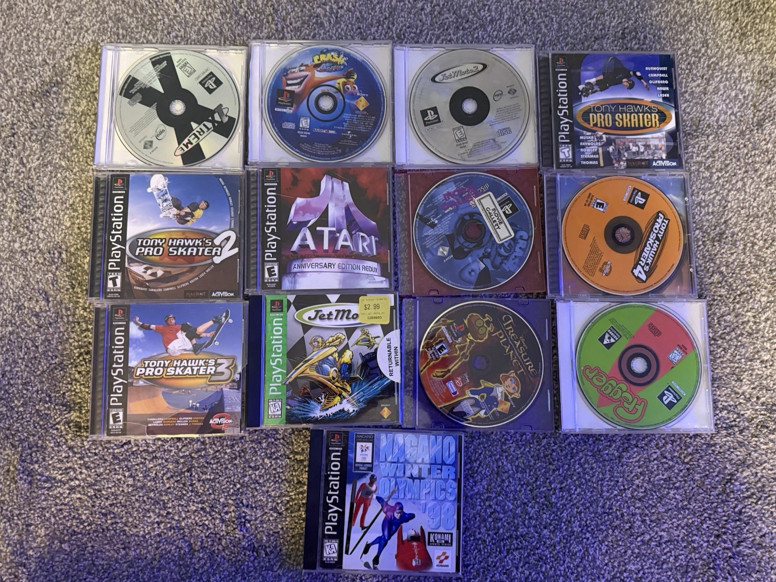 Sony PlayStation 1 Console with Controller Complete Tested With Lot Of 13 Games
