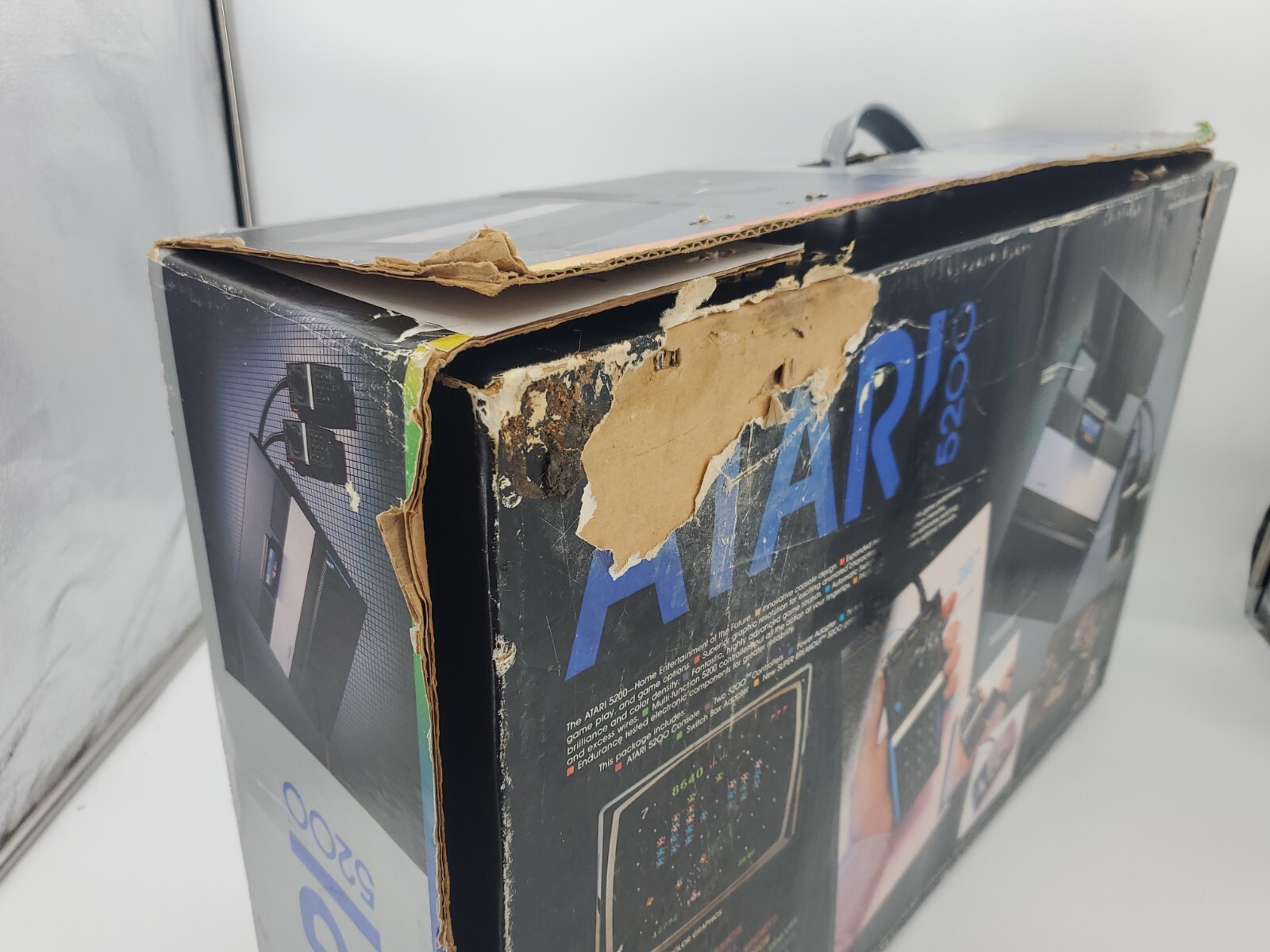 1982 Atari 5200 System in the Box 4-Port Console With Pac-man And TV switch