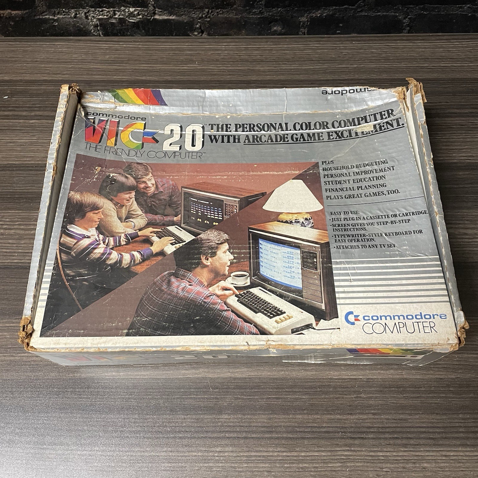 Commodore VIC-20 Computer + Power Supply — Untested / Parts or Repair / As Is