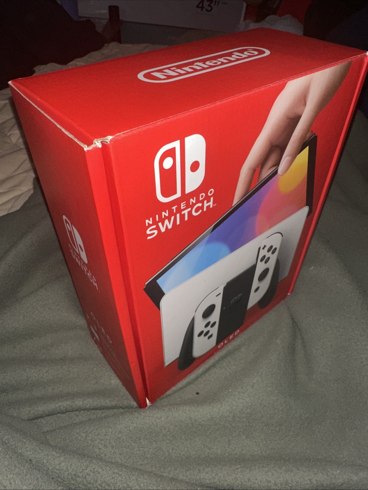 Nintendo Switch OLED Console Gaming System HEG-001 Black/White Bundle