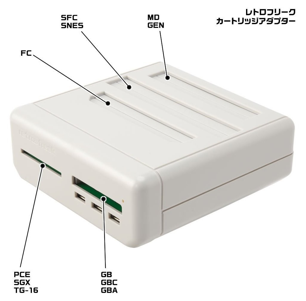 Cyber Gadget Retro Freak Controller Cartridge Adapter Set Vintage Games NEW