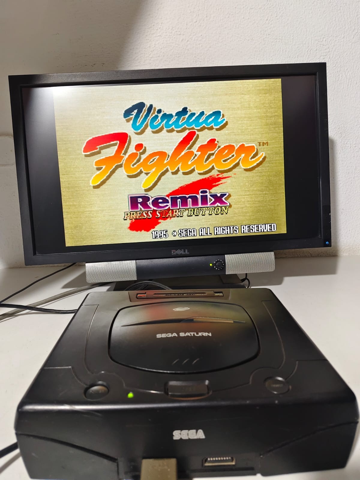 SEGA Saturn Black Model MK-80000A Game Console