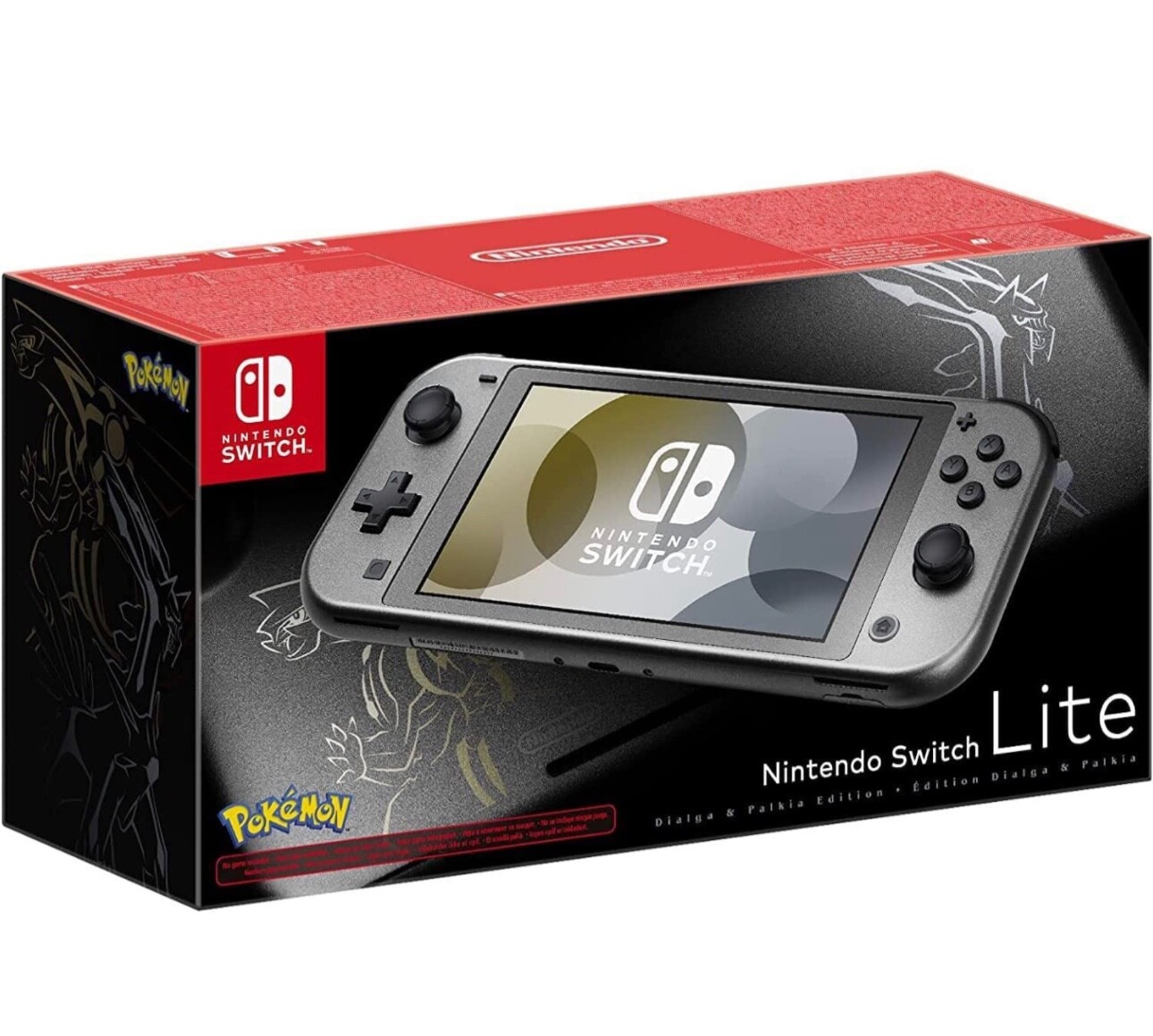 New – Nintendo Switch Lite: Dialga & Palkia (Pokemon Limited Edition)