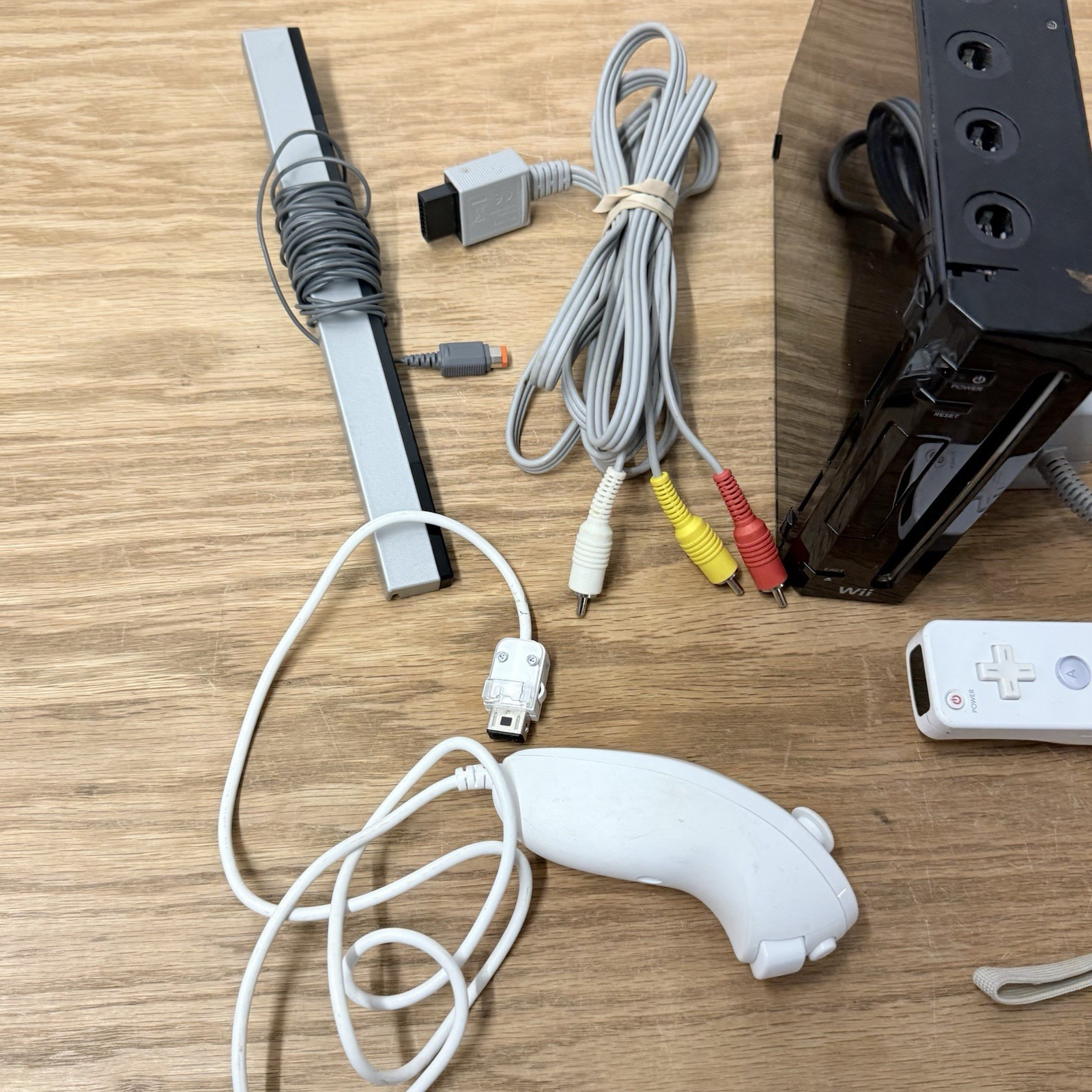 Nintendo Wii Replacement Gamecube Compatible RVL-001 Tested Works Console Black