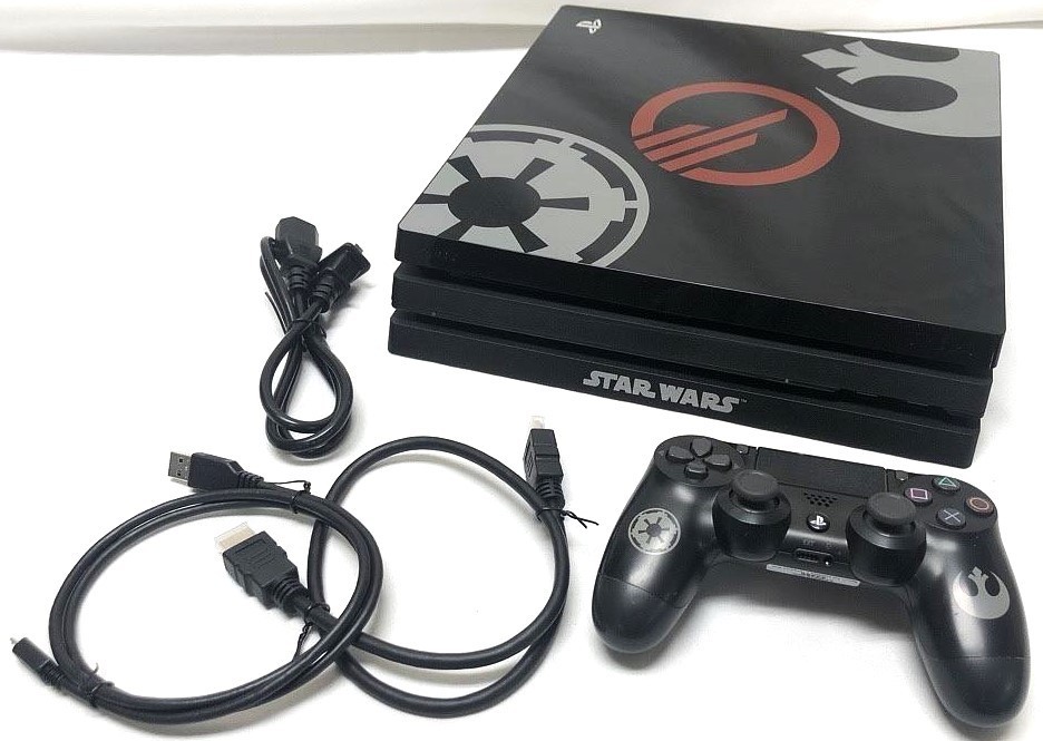 Sony PlayStation 4 Pro 1TB Star Wars Battlefront II 2 Video Game Console 4K PS4