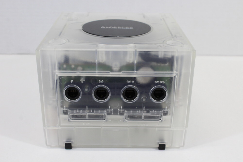 Nintendo Gamecube Console Clear Transparent White NTSC-U/C DOL-101 GC RGB LED