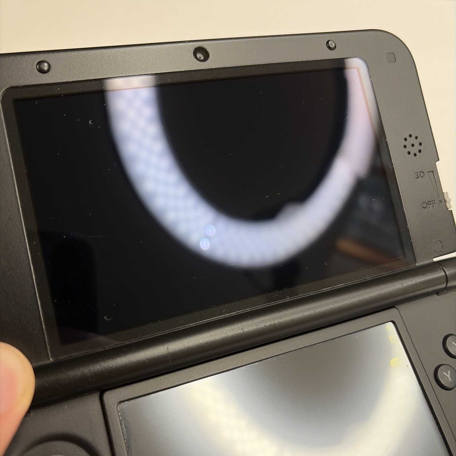 Nintendo 3DS XL Handheld Console SPR-001 Black US Model Charger Stylus